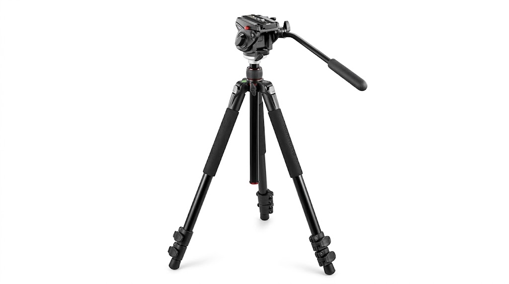 [SAP-GRP-M055-01] Manfrotto 055XBK & 701HDV Aluminum Tripod