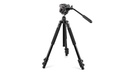 Manfrotto 055XBK & 701HDV Aluminum Tripod