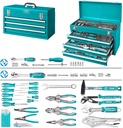 TOTAL Versatile 132-Pcs On-Set Tool Box Kit