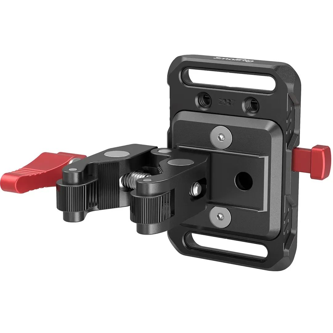 [SAP-ACC-SMALLRIG-MINIVCLAMP-01] SmallRig Mini V-Lock Battery Plate with Claw-Shaped Clamp
