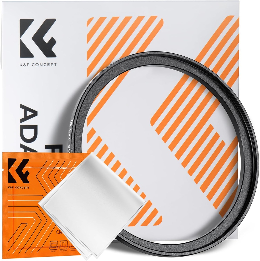 [SAP-CAM-KF-BRASS-STEP6782-01] K&F Brass Filter Step-Up Ring Adapter 67-82mm